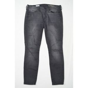 Gap 28‎ Short Legging Black Stretch Denim Jeans